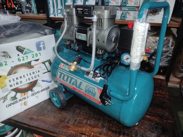 COMPRESOR 24L 1.1KW 1.5HP TCS1110242 TOTAL - Imagen 2