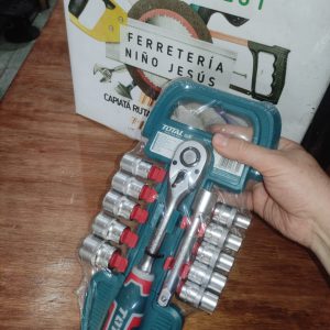 JUEGO DE CRIQUET Y TUBOS DE 1/2 PULG 12 PCS THT141121 TOTAL