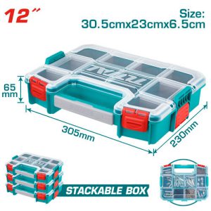 ORGANIZADOR DE PLÁSTICO 30,5 X 23 X 6,5CM TOTAL