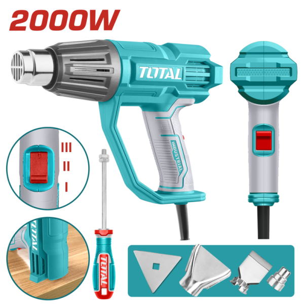 PISTOLA DE CALOR 2000W  TB20078  TOTAL