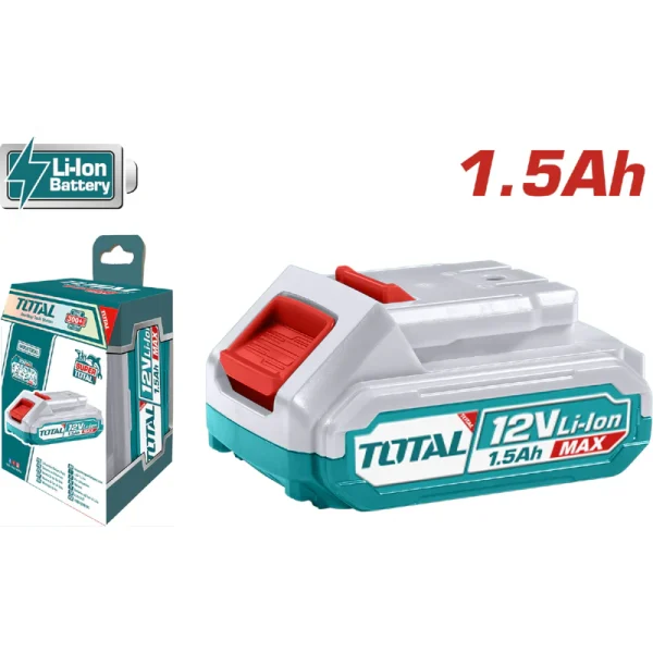 BATERÍA LITIO TOTAL 12V 1.5AH TBLI12151 TOTAL