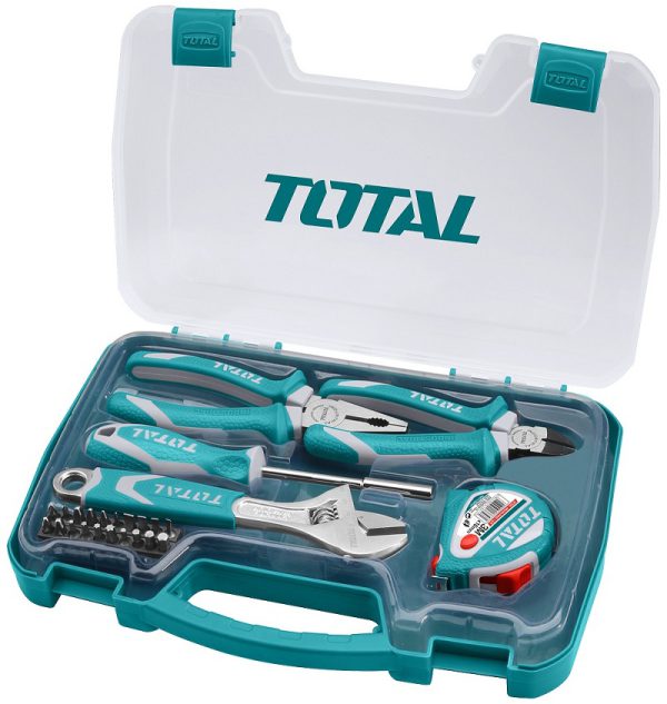 KIT TOTAL HERRAMIENTAS 25 PCS MALETIN