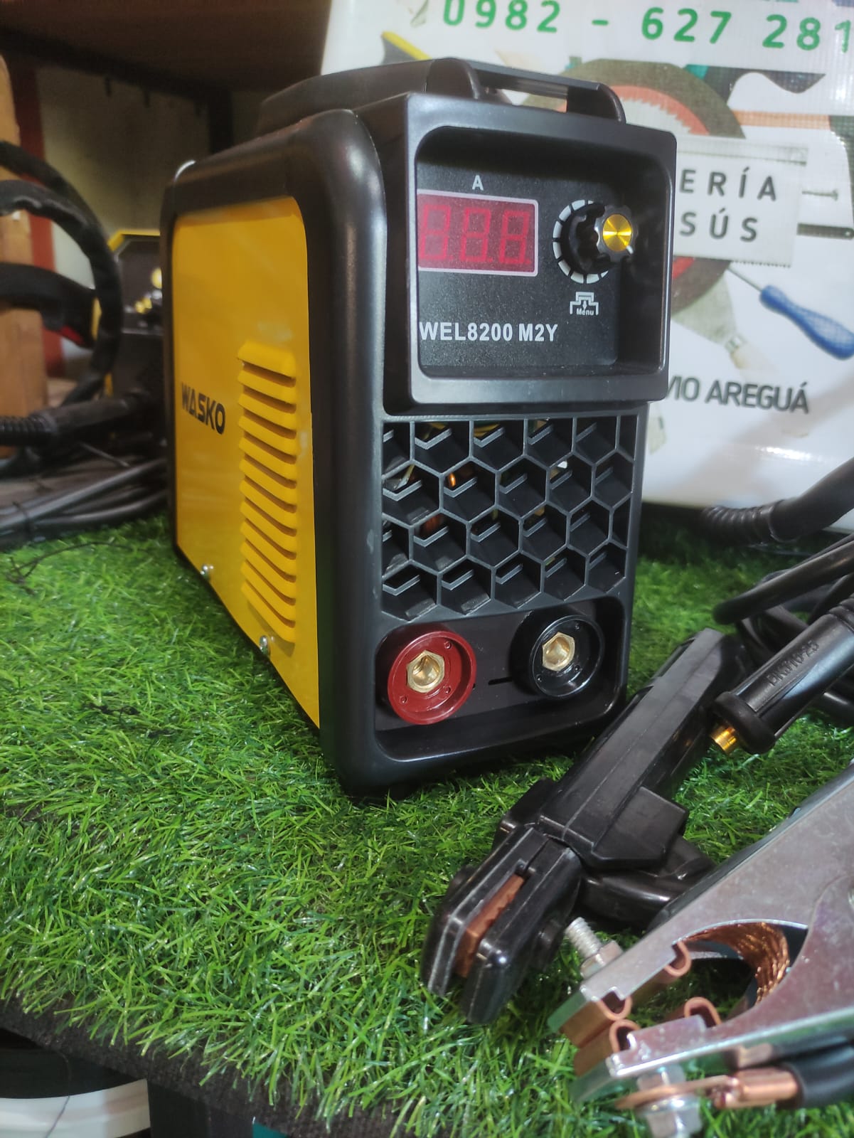 SOLDADOR MMA ELECTRODO DE 200 AMPER WASKO