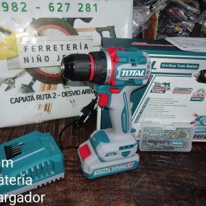 TALADRO ATORN A BATERIA 20V 55NM (COMPACTO) 1 BAT 1 CAR TOTAL