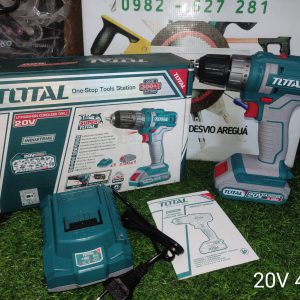 TALADRO ATORN A BATERIA 20V 45NM BAT/CAR TDLI200518 INDUSTRIAL TOTAL