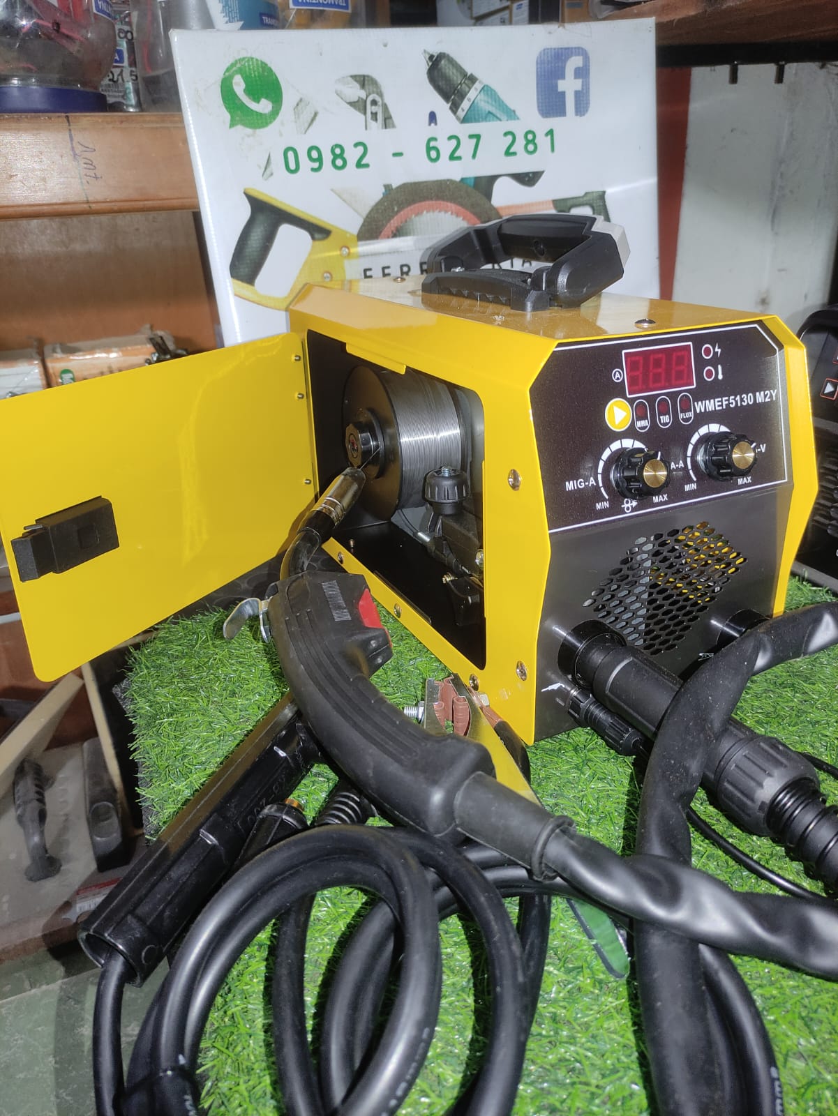 Soldador 3 en 1 FLUX ( mig sin gas) MMA y TIG WASKO