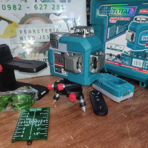 NIVEL LASER 3D 16V 12 LINEAS TLL301201 TOTAL