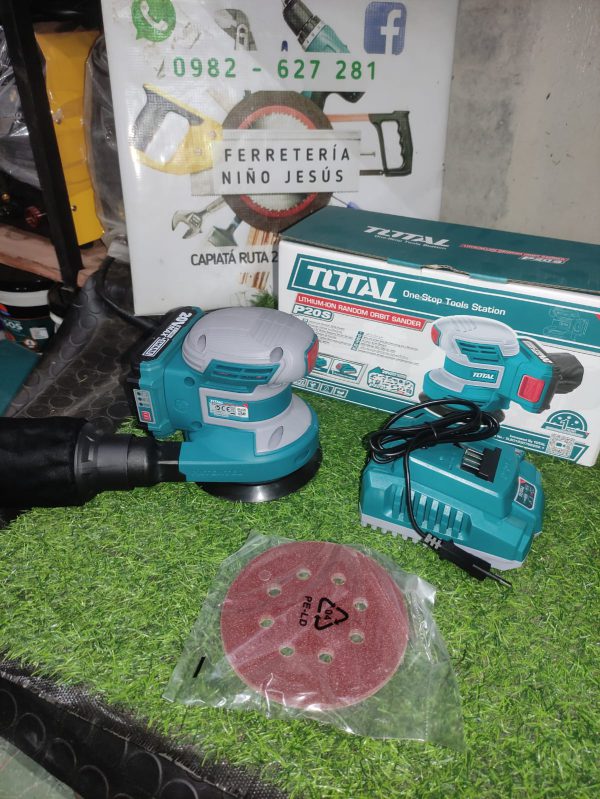 Lijadora Orbital a Batería Total TROSLI20011 20V