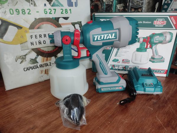 PISTOLA DE PULVERIZAR PINTURA 20V TSGLI20042 1BAT TOTAL