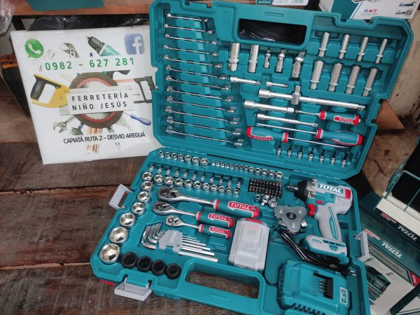 KIT LLAVE DE IMP 500NM 20V + 152PCS EN HERRAMENTAS THKTHP31522 TOTAL