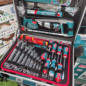 MALETA DE HERRAMIENTAS CON RUEDAS (147 PZS) TOTAL