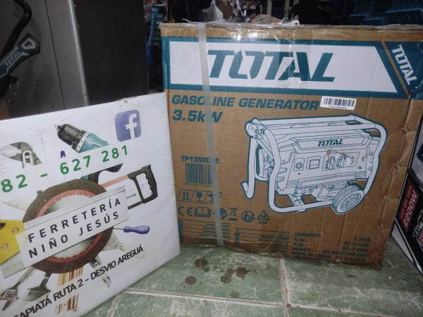 GENERADOR A GASOLINA ( NAFTA ) 3.5KW TOTAL - Imagen 2