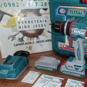 TALADRO DE IMPACTO (PERCUTOR) A BATERIA 20V 76NM BL  2BAT/CAR  TIDLI20768  TOTAL