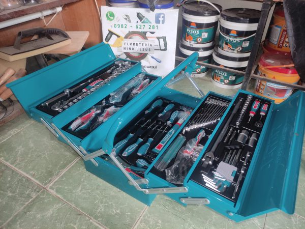 CAJA DE HERRAMIENTAS TOTAL 108 PCS THTCS121081