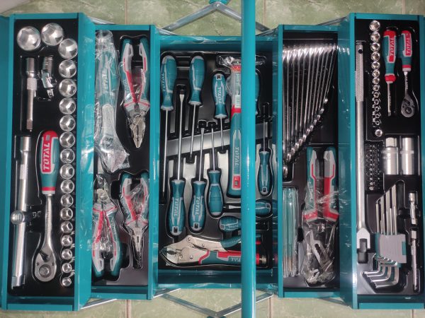 CAJA DE HERRAMIENTAS TOTAL 108 PCS THTCS121081 - Imagen 2