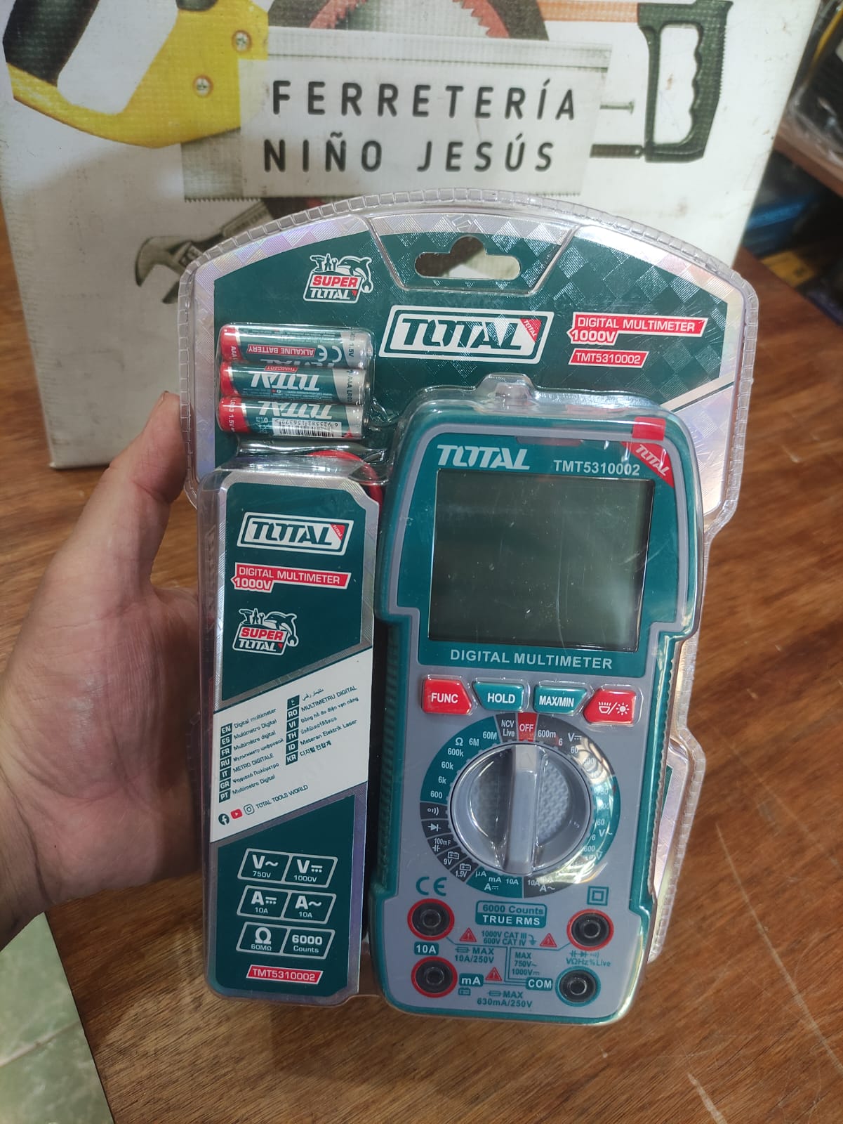 TOTAL TESTER Multímetro 1000v TMT5310002