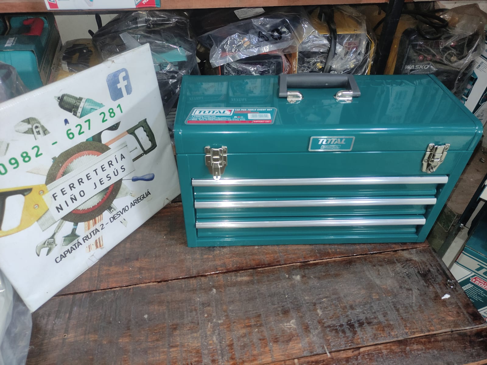 TOTAL JUEGO DE CAJA DE HERRAMIENTAS 132PCS THPTCS71321 - Imagen 2