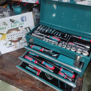 TOTAL JUEGO DE CAJA DE HERRAMIENTAS 132PCS THPTCS71321