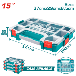 ORGANIZADOR TOTAL 15” APILABLE 370X290X65MM