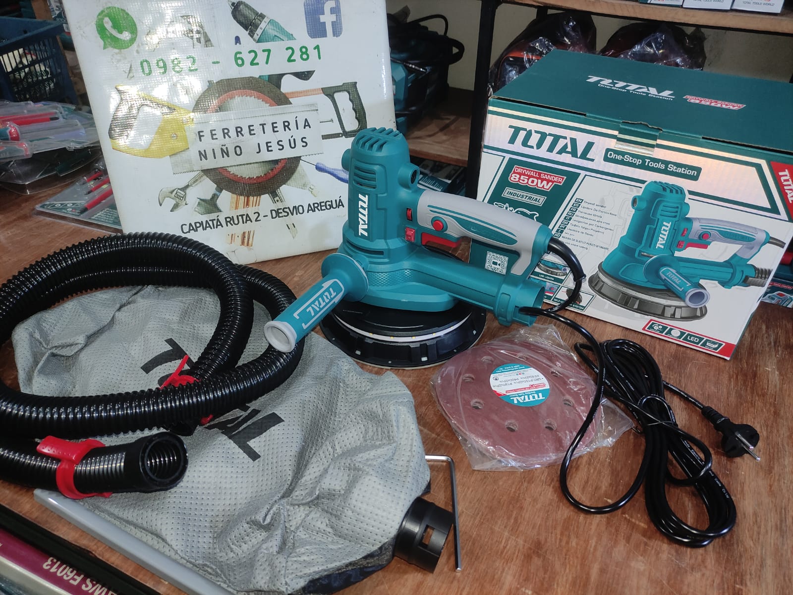 TOTAL LIJADORA DE PARED TDWS10508 850W