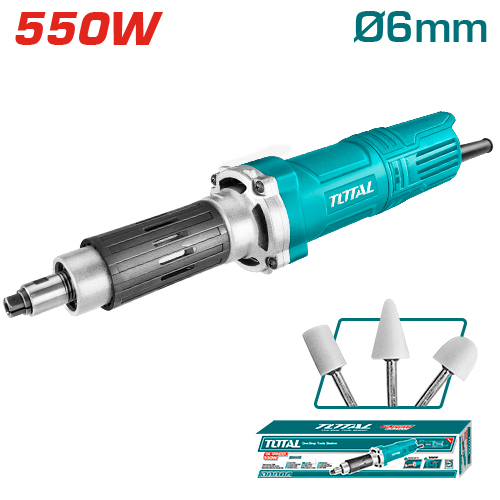 RECTIFICADORA 550W 6MM TG55061 TOTAL
