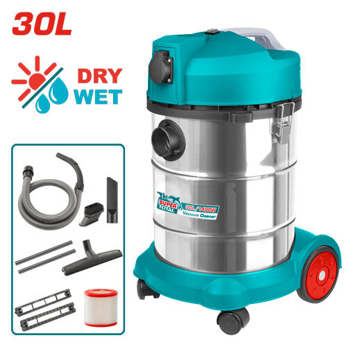 ASPIRADORA 1400W LÍQUIDOS Y SÓLIDOS TVC14301 TOTAL