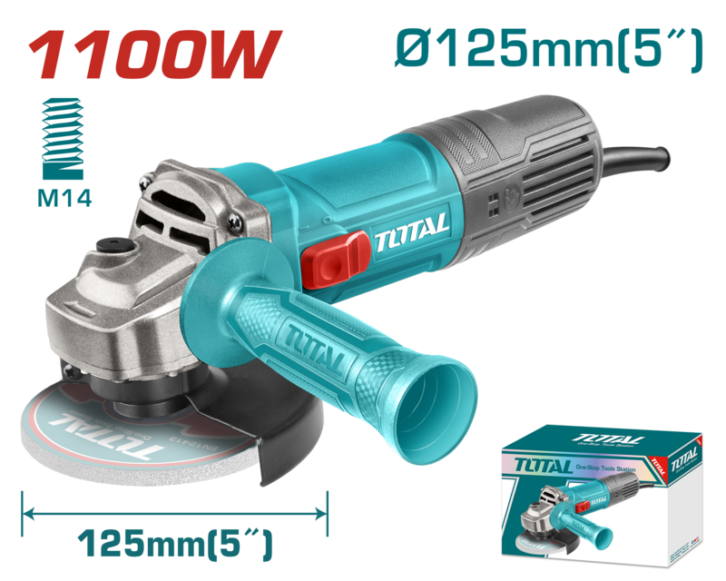 AMOLADORA 1100W 125MM - TG11012536 - TOTAL