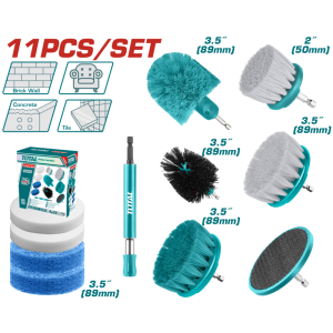 SET DE CEPILLOS DE LIMPIEZA (11 PZS) TOTAL