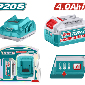 BATERIA 20V4AH Y CARGADOR 20V2A  TOTAL