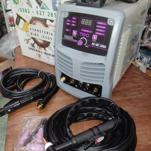 Soldador Neo inverter TIG ACDC Aluminio Inox 200 Amper