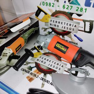 Amoladora Goldex 9 pulgadas 2000w