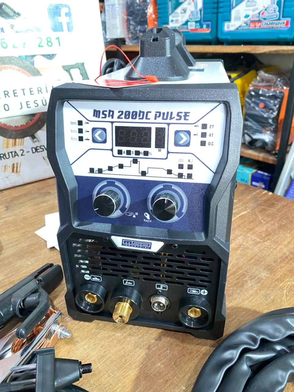 SOLDADOR INVERTER 200A PULSE TIG DC / MMA MARCA MSA - Imagen 2