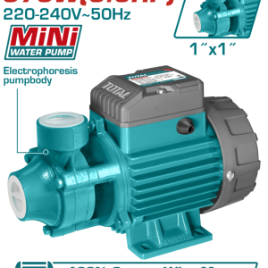 BOMBA DE AGUA PERIFERICA MINI 0.5HP 30MTS 30LTS/MIN (1PULG) - TWP137026 - TOTAL CÓDIGO: 134011