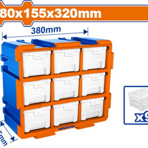 TORRE DE ALMACENAMIENTO MODULAR TRANSPARENTE 3X3 - WADFOW
