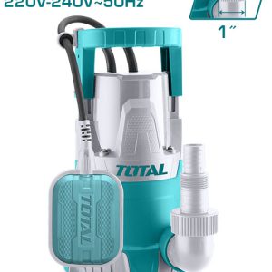 BOMBA DE AGUA SUMERGIBLE 0.5HP 8MTS 117L/MIN (1 PULG) - TOTAL